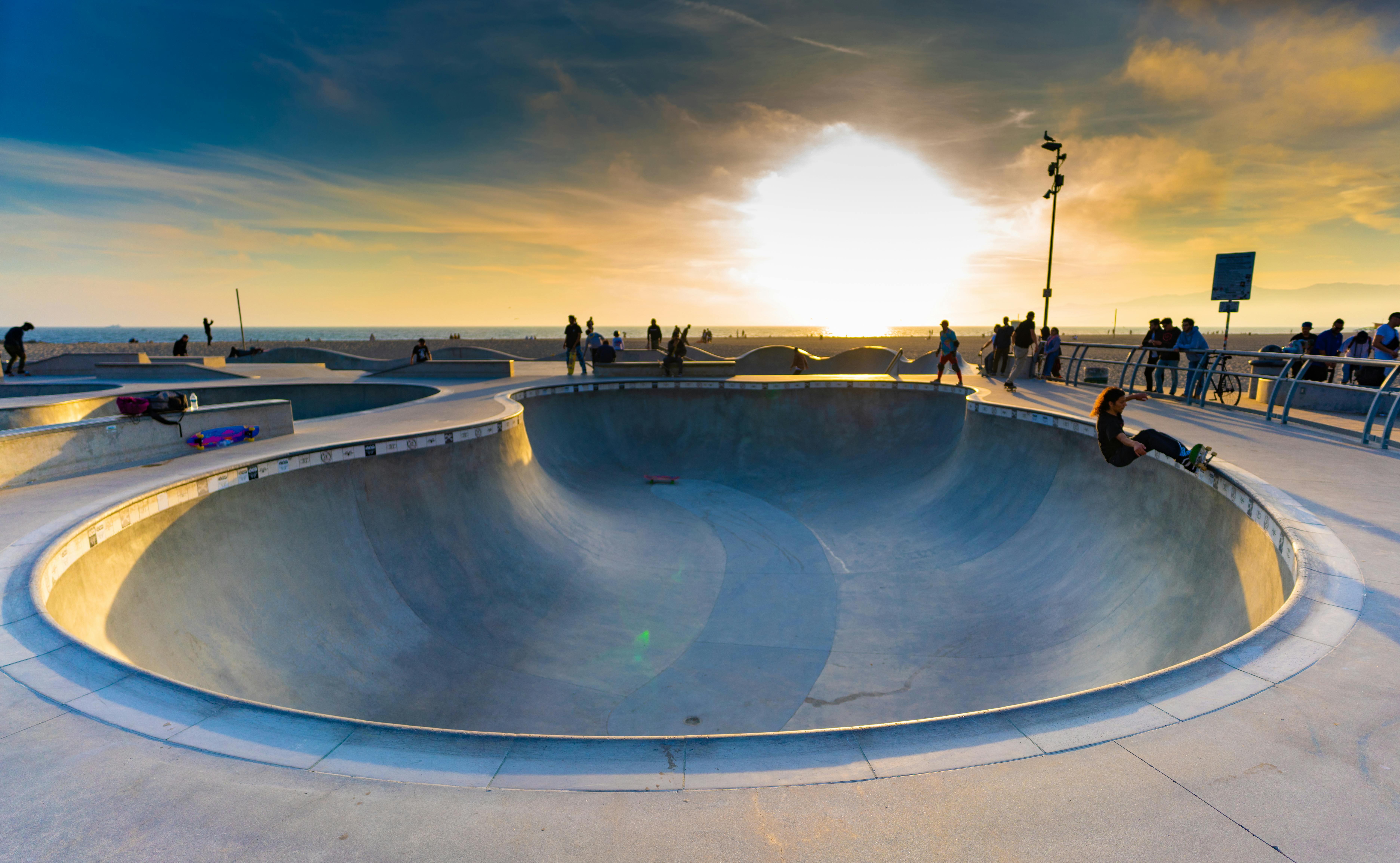 Municipal skate plaza